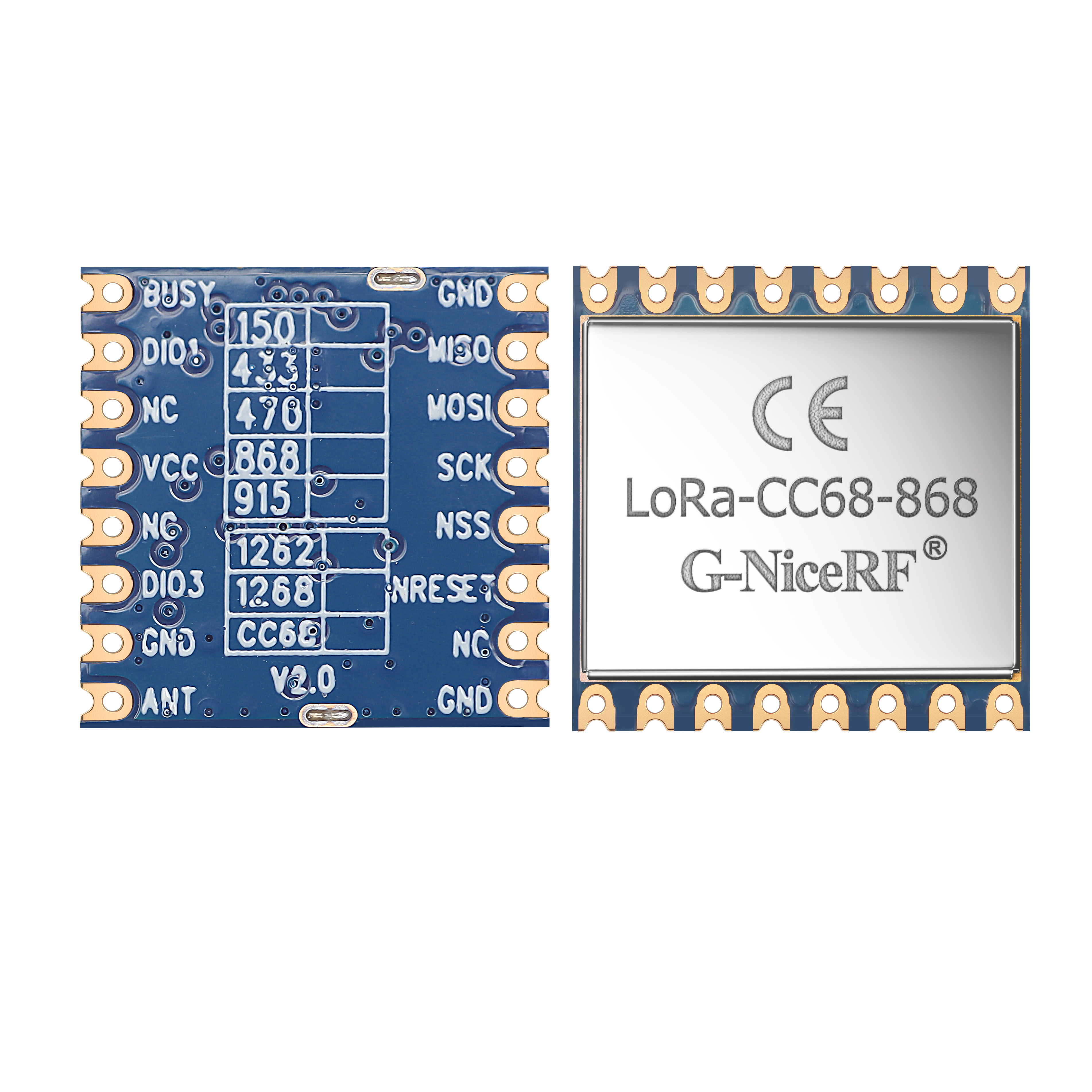 LoRa-CC68 - CE / FCC  LoRa , Lora1262  ..